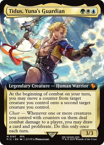 Tidus, Yuna's Guardian (Extended Art) (Commander: FINAL FANTASY) Near Mint Foil