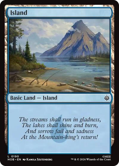 Island (0190) (The Hobbit) Near Mint Foil