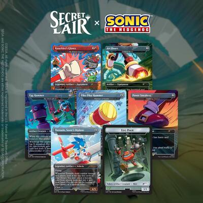 Secret Lair x Sonic the Hedgehog Superdrop: Turbo Gear (Non-Foil) (Secret Lair) New