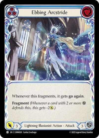 Ebbing Arcstride (Blue) (Omens of the Third Age) Near Mint Foil