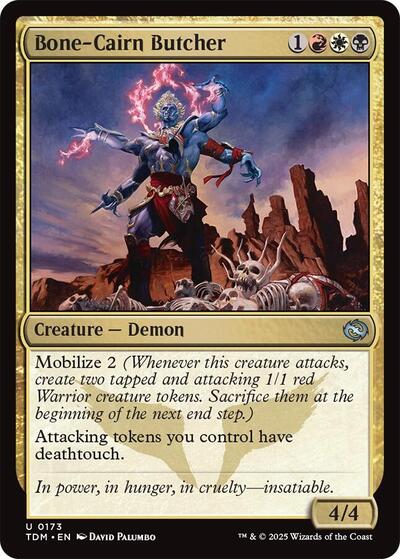 Bone-Cairn Butcher (Tarkir: Dragonstorm) Near Mint