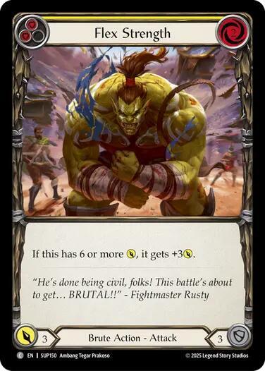 Flex Strength (Yellow) (Super Slam) Near Mint