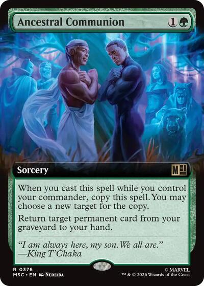 Ancestral Communion (Extended Art) (Commander: Marvel Super Heroes) Near Mint
