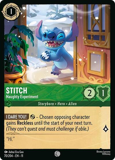 Stitch - Naughty Experiment (Winterspell) Near Mint