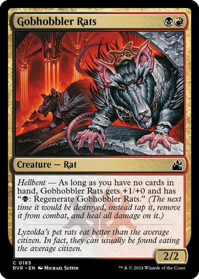 Gobhobbler Rats (Ravnica Remastered) Near Mint Foil
