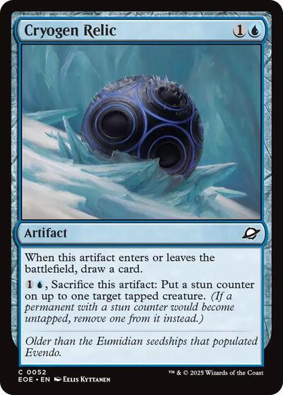 Cryogen Relic (Edge of Eternities) Near Mint Foil