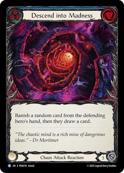 Descend Into Madness (Blue) (Compendium of Rathe) Near Mint