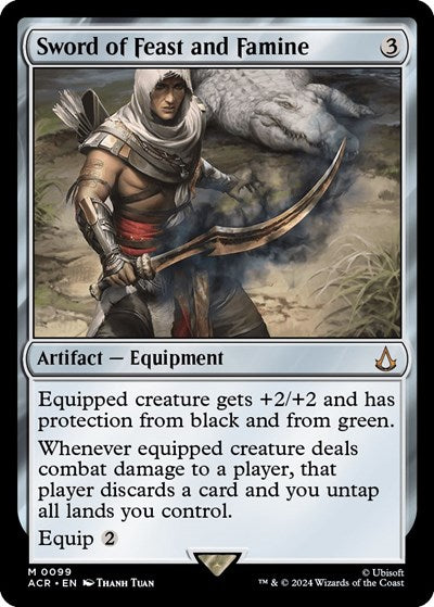 Sword of Feast and Famine (Universes Beyond: Assassin's Creed) Near Mint Foil