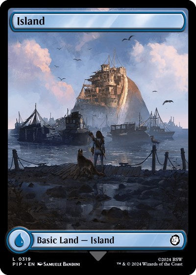 Island (0319) (Universes Beyond: Fallout) Near Mint