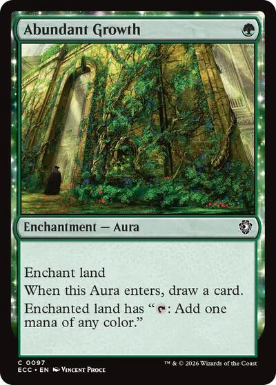 Abundant Growth (Commander: Lorwyn Eclipsed) Near Mint