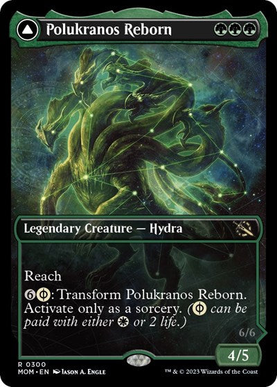 Polukranos Reborn (Showcase) (March of the Machine) Light Play Foil
