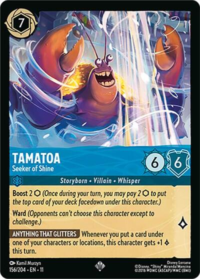 Tamatoa - Seeker of Shine (Winterspell) Near Mint