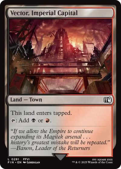 Vector, Imperial Capital (Universes Beyond: FINAL FANTASY) Near Mint Foil