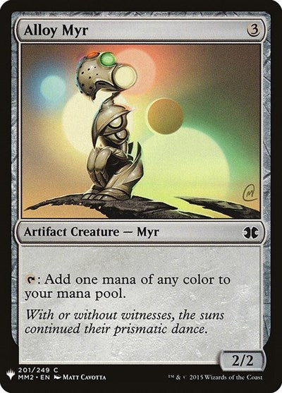 Alloy Myr (Mystery Booster) Near Mint