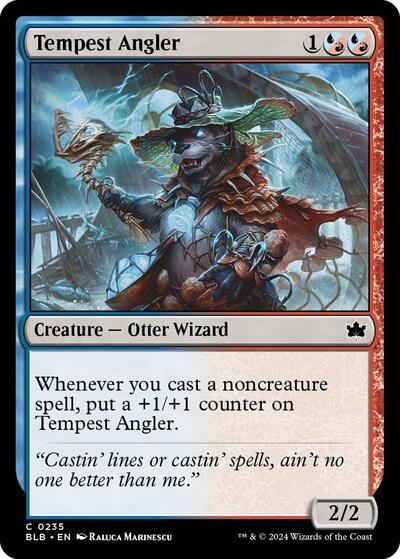 Tempest Angler (Bloomburrow) Near Mint Foil