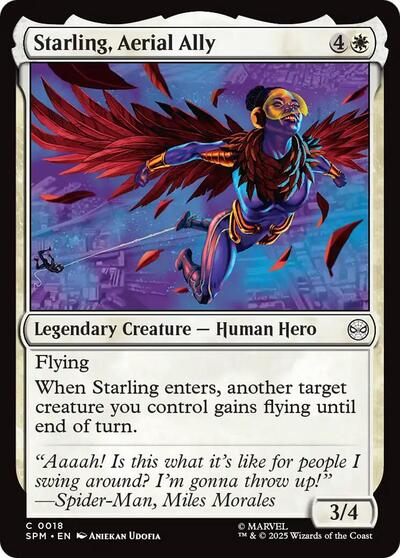Starling, Aerial Ally (Marvel's Spider-Man) Near Mint Foil