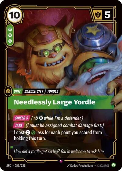 Needlessly Large Yordle (Spiritforged) Near Mint Foil