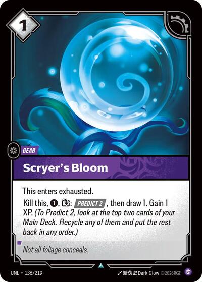 Scryer's Bloom (Unleashed) Near Mint