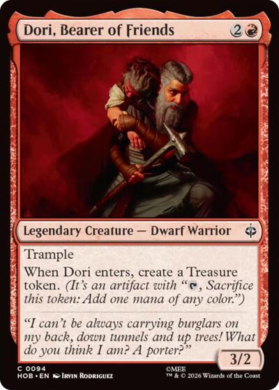 Dori, Bearer of Friends (The Hobbit) Near Mint Foil