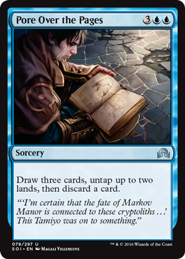 Pore Over the Pages (Shadows Over Innistrad) Near Mint
