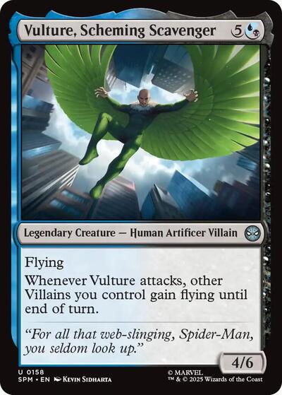 Vulture, Scheming Scavenger (Marvel's Spider-Man) Near Mint Foil