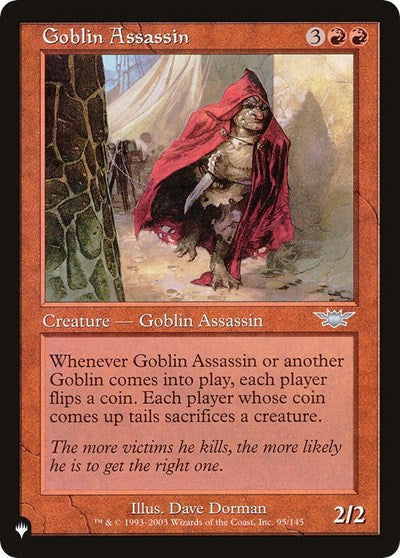 Goblin Assassin (The List) Near Mint