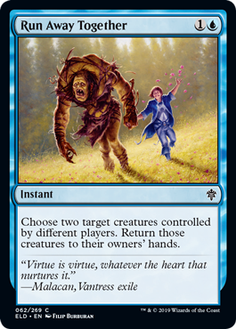 Run Away Together (Throne of Eldraine) Near Mint Foil
