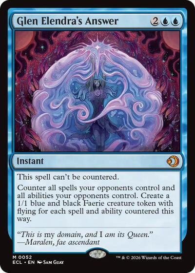 Glen Elendra's Answer (Lorwyn Eclipsed) Near Mint