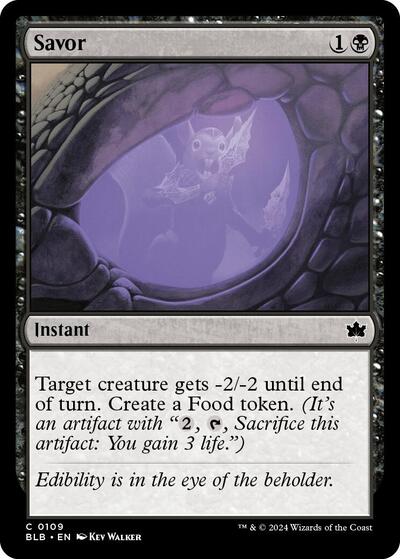 Savor (Bloomburrow) Near Mint Foil