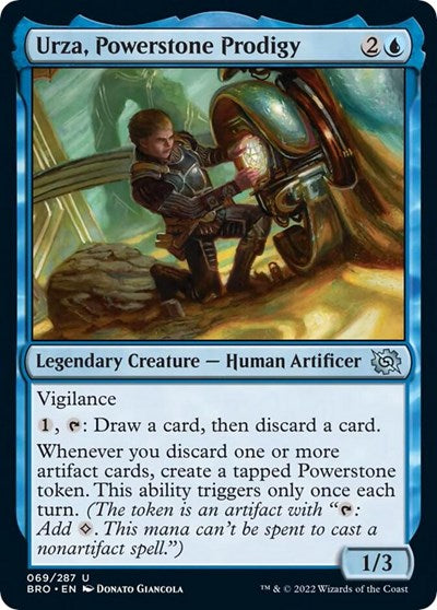 Urza, Powerstone Prodigy (The Brothers' War) Near Mint