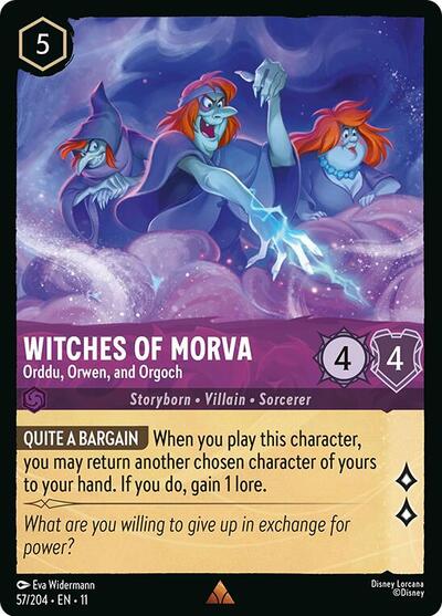 Witches of Morva - Orddu, Orwen, and Orgoch (Winterspell) Near Mint