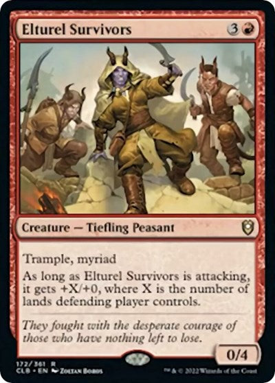 Elturel Survivors (Commander Legends: Battle for Baldur's Gate) Near Mint