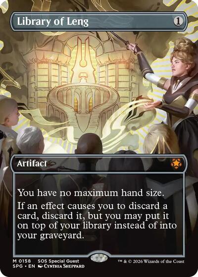 Library of Leng (Borderless) (Special Guests) Near Mint