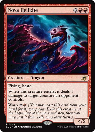 Nova Hellkite (Edge of Eternities) Near Mint Foil
