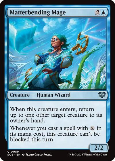 Matterbending Mage (Secrets of Strixhaven) Near Mint Foil
