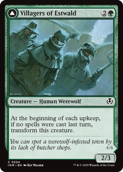 Villagers of Estwald (Innistrad Remastered) Near Mint Foil