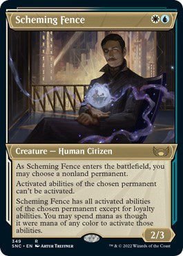 Scheming Fence (Showcase) (Streets of New Capenna) Near Mint