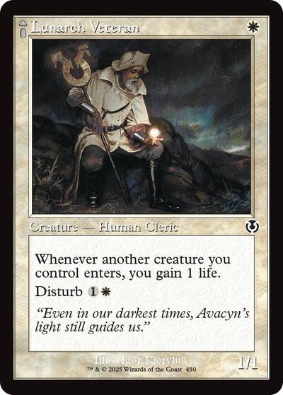 Lunarch Veteran (Retro Frame) (Innistrad Remastered) Near Mint