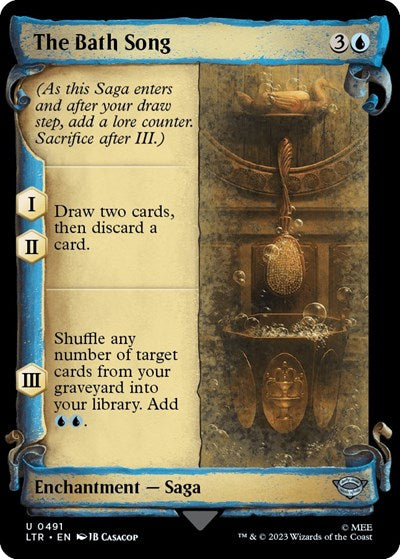 The Bath Song (Showcase Scrolls) (Universes Beyond: The Lord of the Rings: Tales of Middle-earth) Near Mint Foil