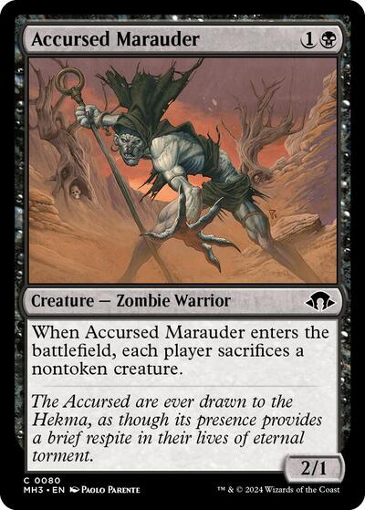 Accursed Marauder (Modern Horizons 3) Near Mint