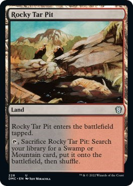 Rocky Tar Pit (Commander: Dominaria United) Near Mint