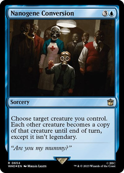 Nanogene Conversion (Surge Foil) (Universes Beyond: Doctor Who) Near Mint Foil