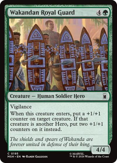 Wakandan Royal Guard (Marvel Super Heroes) Near Mint Foil