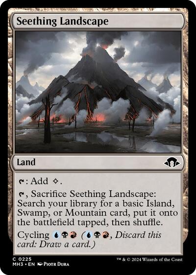Seething Landscape (Modern Horizons 3) Near Mint Foil