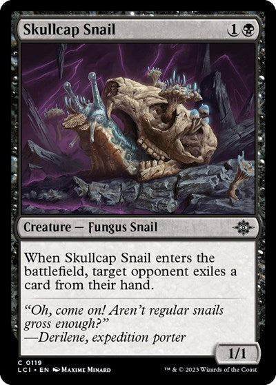 Skullcap Snail (The Lost Caverns of Ixalan) Near Mint Foil