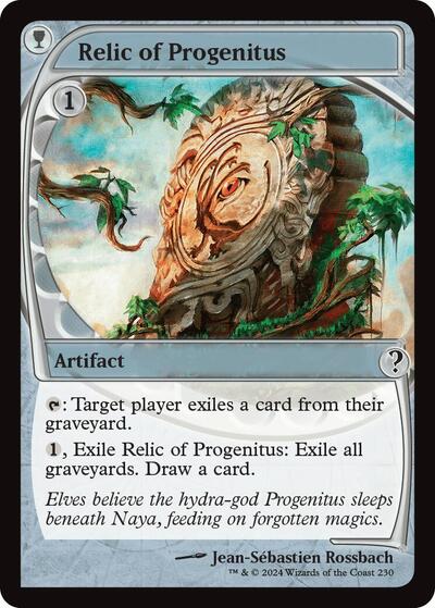 Relic of Progenitus (Future Sight) (Mystery Booster 2) Near Mint