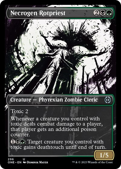 Necrogen Rotpriest (Showcase) (Phyrexia: All Will Be One) Near Mint Foil