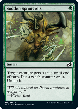 Sudden Spinnerets (Ikoria: Lair of Behemoths) Near Mint Foil