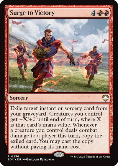 Surge to Victory (Commander: Secrets of Strixhaven) Near Mint