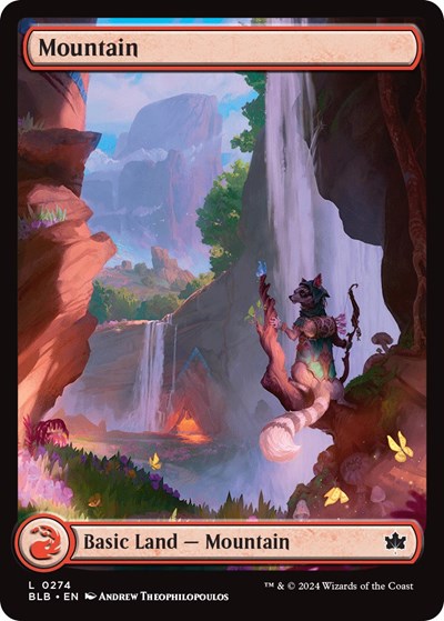 Mountain (0274) (Bloomburrow) Near Mint Foil